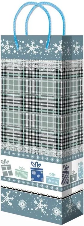 Пакет новогодний ламинированный