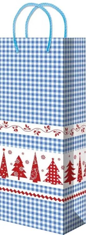Пакет новогодний ламинированный