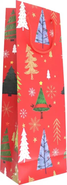 Пакет новогодний ламинированный
