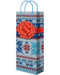 Пакет новогодний ламинированный