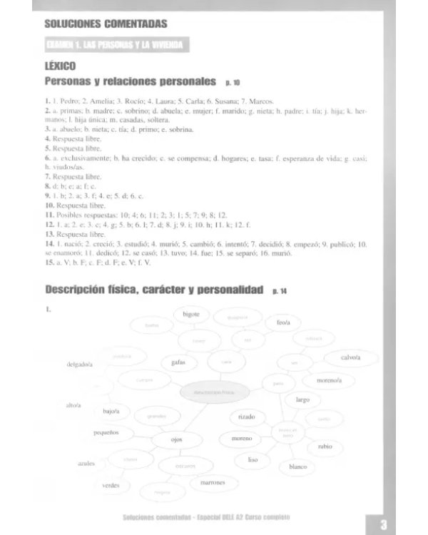 Дополнительное изображение книги «Especial DELE A2. Curso completo. Soluciones comentadas y transcripciones»