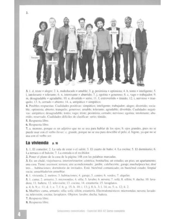 Дополнительное изображение книги «Especial DELE A2. Curso completo. Soluciones comentadas y transcripciones»