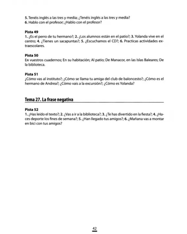Uso escolar A1. Aula de gramatica. Libro del profesor