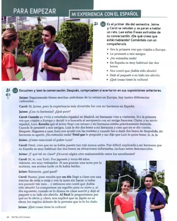 Destellos. Part 1. Student Print Edition + Online access code