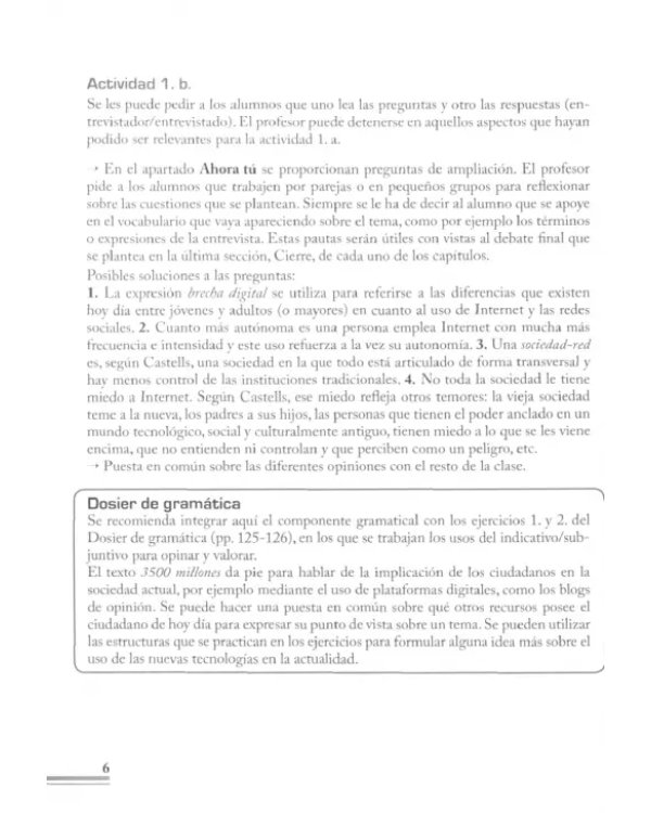¡A debate! Nivel C. Libro del profesor