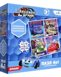 Пазл 4 в1 Легенды Спарка. Четверо друзей