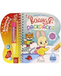 Водная раскраска. Зимние радости