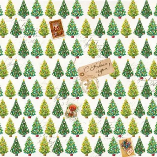 Упаковочная бумага Бумага оберточная Елочки