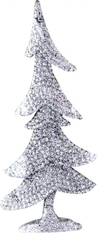 Украшения елочные Подвесное украшение Серебряная елочка