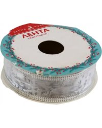 Лента Серебряный орнамент