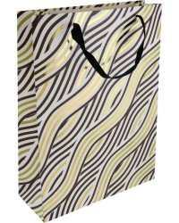 Пакет подарочный Цветная волна