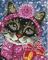 Алмазная мозаика на холсте Канун Нового года