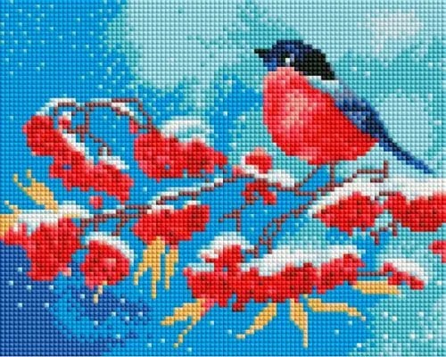 Алмазная мозаика Алмазная мозаика Ветка рябины