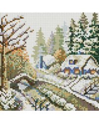 Алмазная мозаика Зима