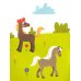 Лошадки. Книга с наклейками. 2+