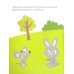 Зайчик. Книжка с наклейками. 1+
