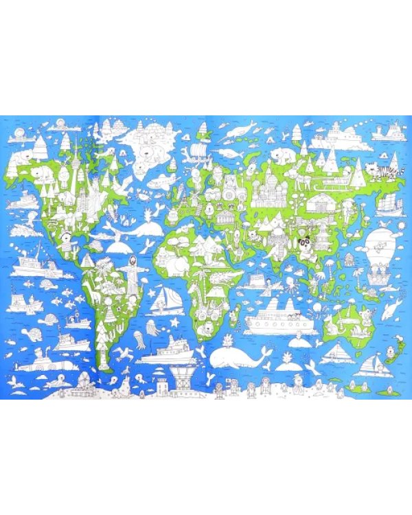 Гигантская карта. Вокруг света