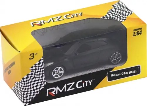 Машина Nissan GTR, черная Машина Nissan GTR, черная