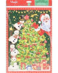 Адвент-плакат Волшебство с окошками-сюрпризами