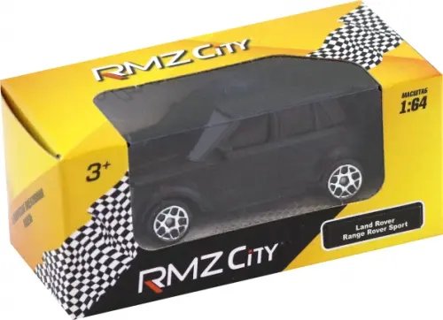 Машина Land Rover Range Rover Sport, черная Машина Land Rover Range Rover Sport, черная