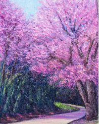 Алмазная мозаика Цветение сакуры