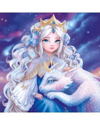 Алмазная мозаика Принцесса с драконом