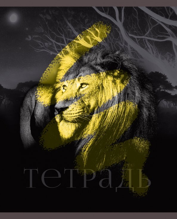 Тетрадь В мире диких зверей, 48 листов