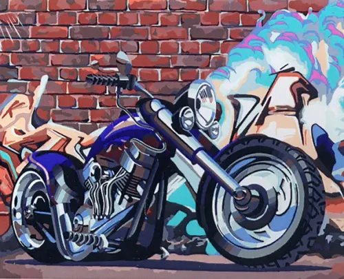 Flamingo. Рисование по номерам по дереву Рисование по дереву Байк, 40х50