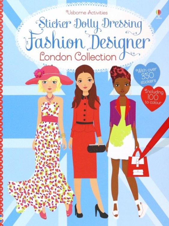 Sticker Dolly Dressing Fashion Designer. London Collection