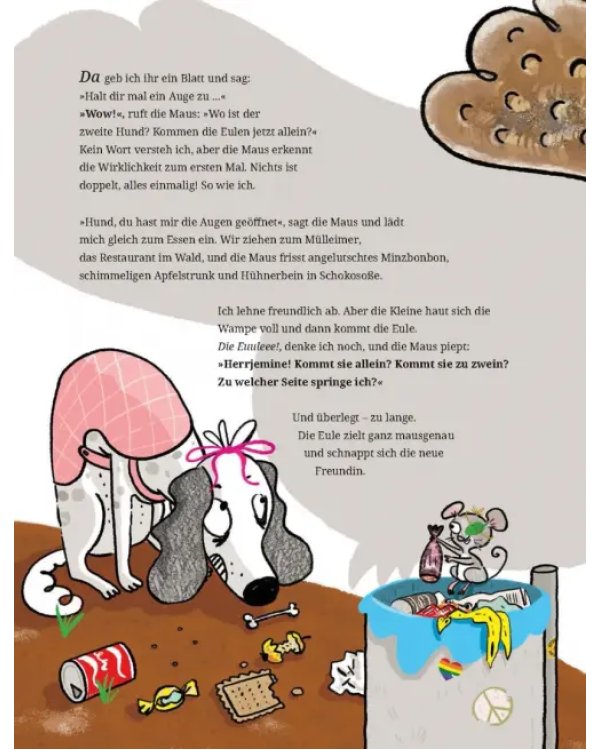 Diva allein im Wald