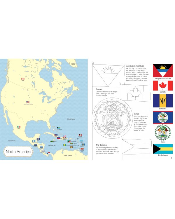 Flags of the World to Colour