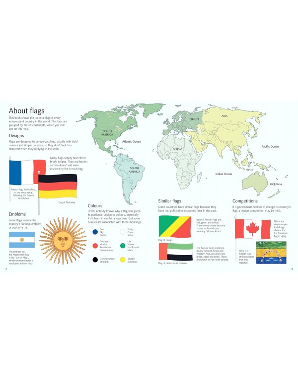 Flags of the World to Colour