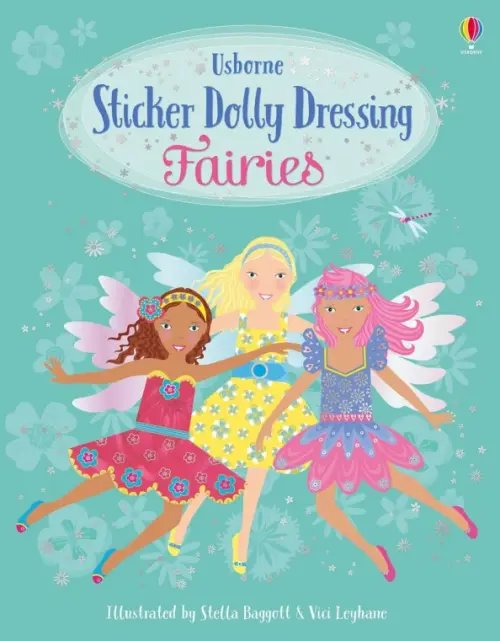 Usborne Activities Sticker Dolly Dressing. Fairies