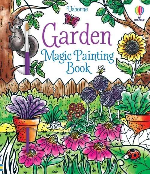 Magic Painting Books Garden. Magic Painting Book