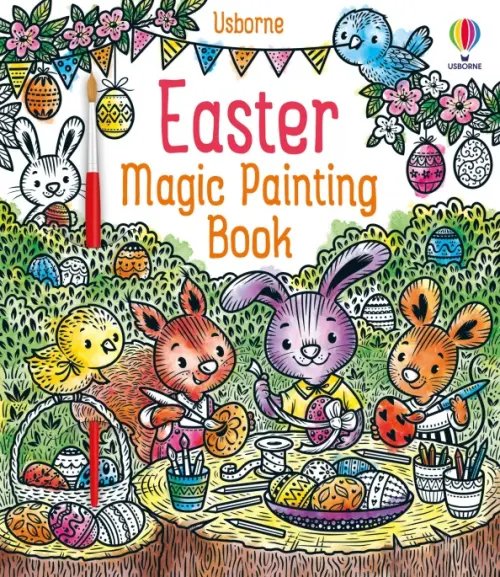 Magic Painting Books Easter. Magic Painting Book