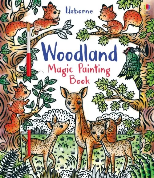 Magic Painting Books Woodland. Magic Painting Book