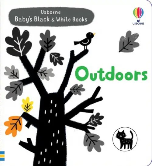 Baby`s Black and White Books Outdoors