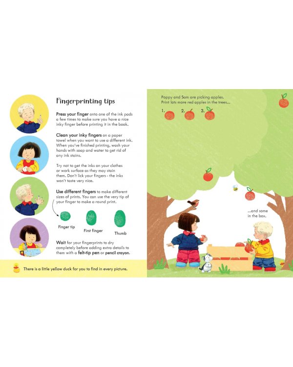 Poppy and Sam's Fingerprint Activities