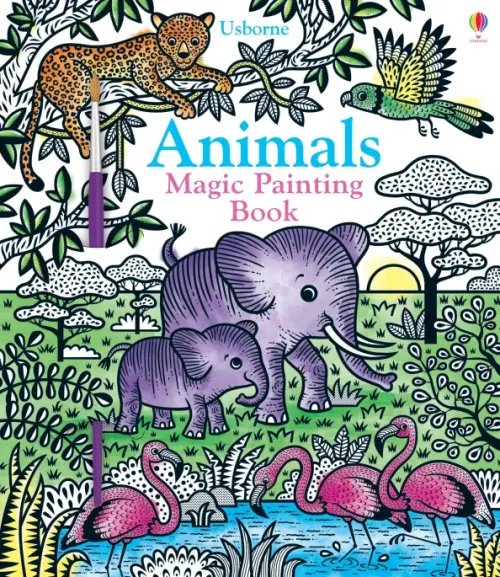 Magic Painting Books Animals. Magic Painting Book