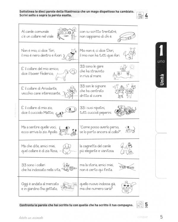Дополнительное изображение книги «Ambarabà 4. Quaderno di lavoro. Moduli 1 e 2»