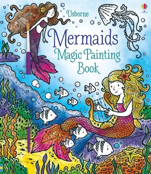Magic Painting Books Mermaids. Magic Painting Book