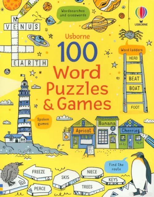 Puzzles, Crosswords and Wordsearches 100 Word Puzzles & Games