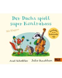 Der Dachs spielt super Kontrabass