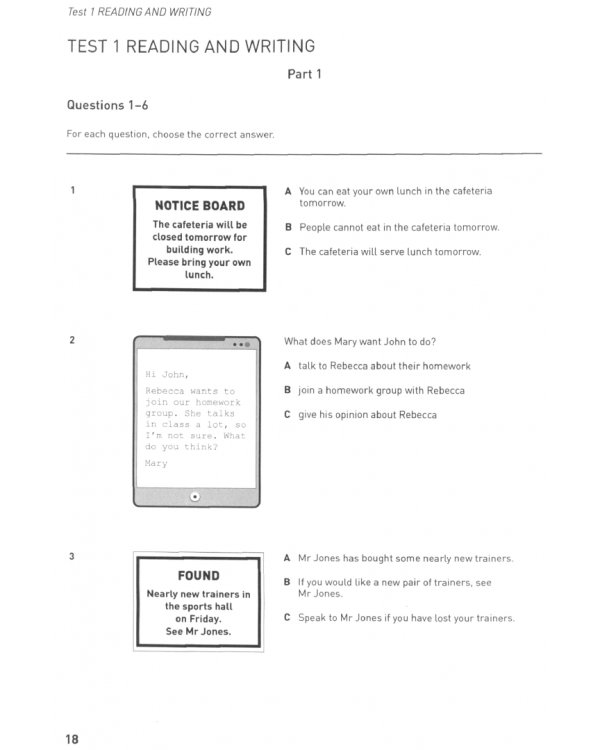 Дополнительное изображение книги «Cambridge English Qualification. Practice Tests for A2 Key for Schools. 8 Practice Tests. Volume 2»