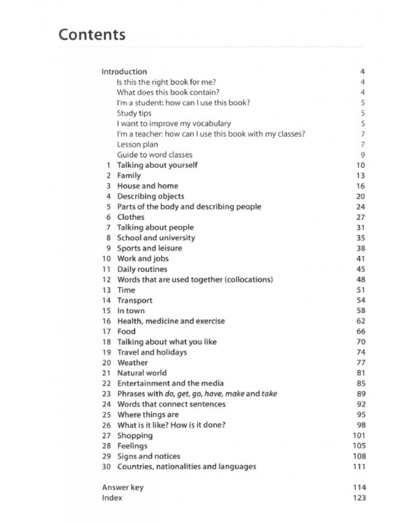 Дополнительное изображение книги «Work on Your Vocabulary. A1»