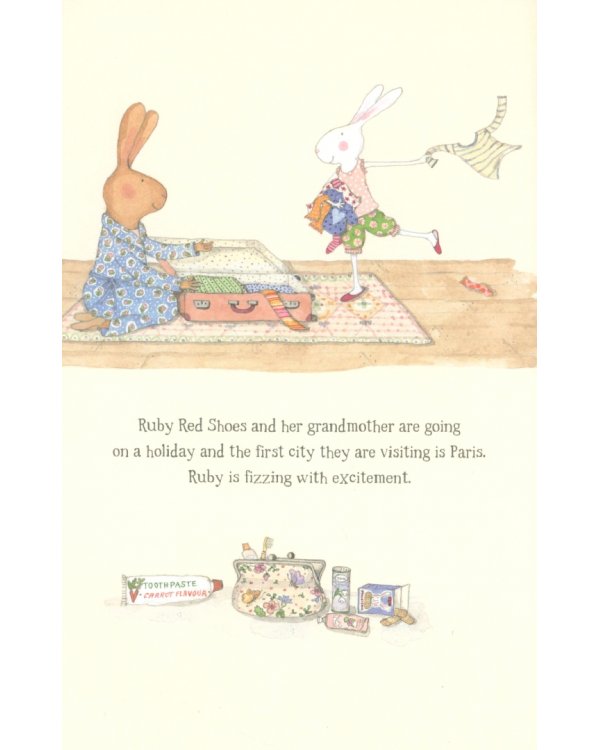 Ruby Red Shoes Goes To Paris