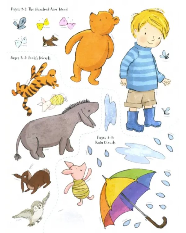 Дополнительное изображение книги «Winnie-the-Pooh Sticker Scenes. With lots of fun stickers!»