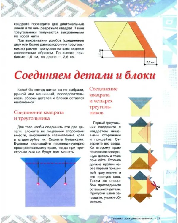 Дополнительное изображение книги «Лоскутное шитье. Искусство декора и украшения»