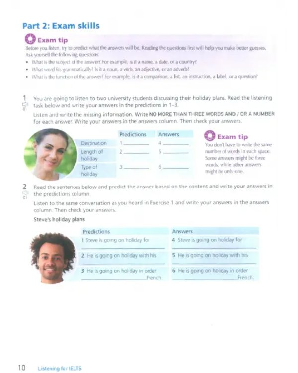 Listening for IELTS. IELTS 5-6+. B1+ with Answers and Audio
