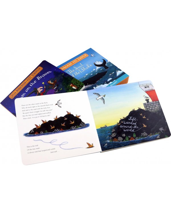 Room on the Broom and The Snail and the Whale Board Book Gift Slipcase